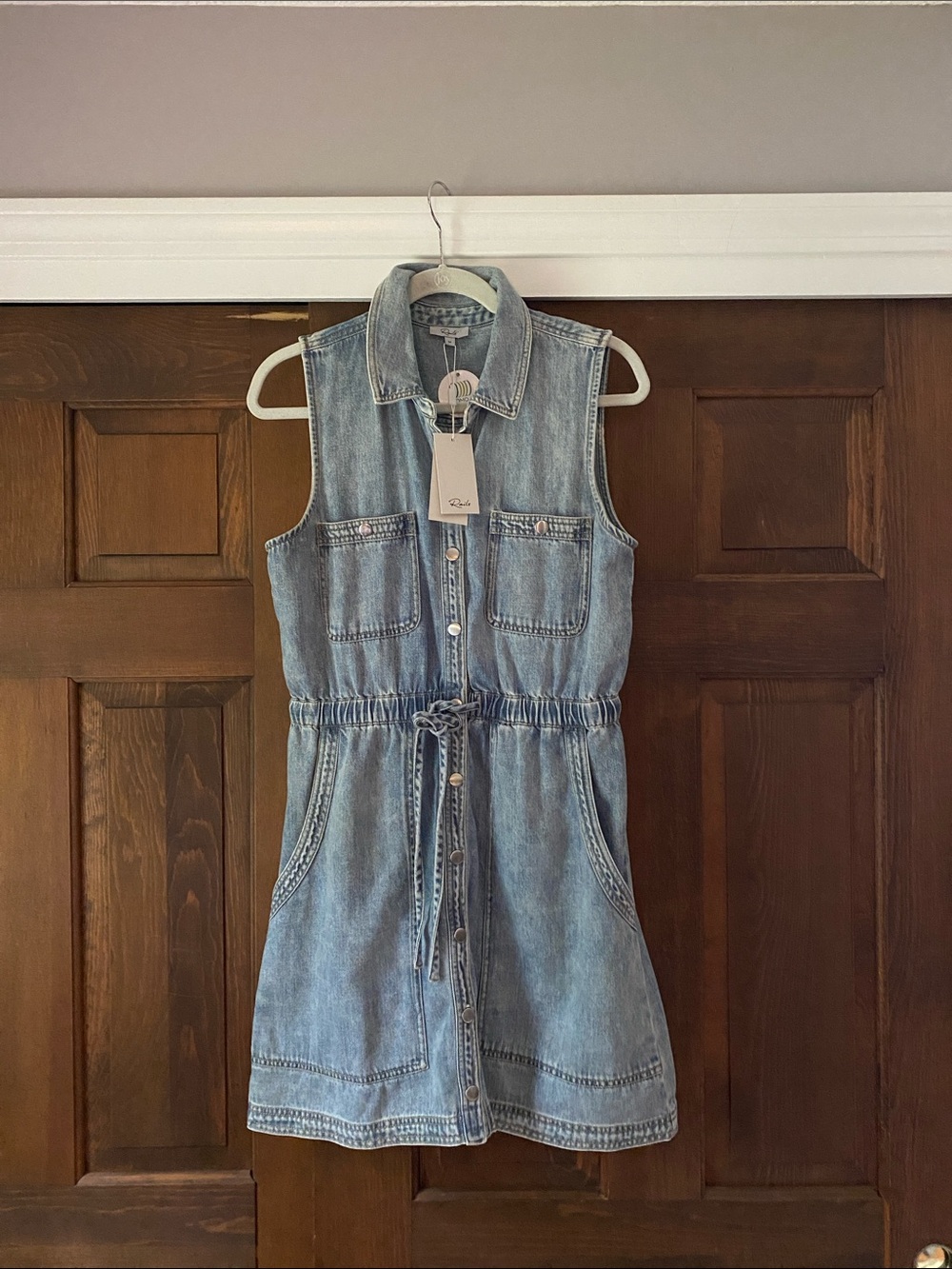 Sold out! NWT Rails Light Blue Denim Erica Dress medium